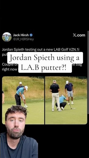Jordan Spieth Spotted using a L.A.B. Putter! 🤯