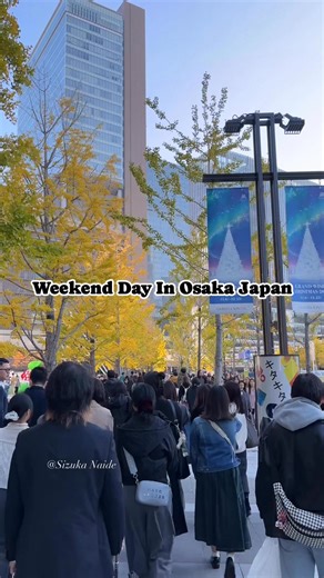 Weekend Autumn Day In Osaka Japan.🇯🇵 #japan #osaka #autumn #weekend #lifeinjapan #livinginjapan #japanreels | Sizuka naide
