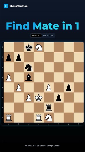 Can you find Mate in 1? ♟️