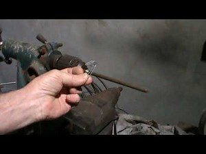 How to make a double torsion spring by hand.On a hand coiler and mandrell.