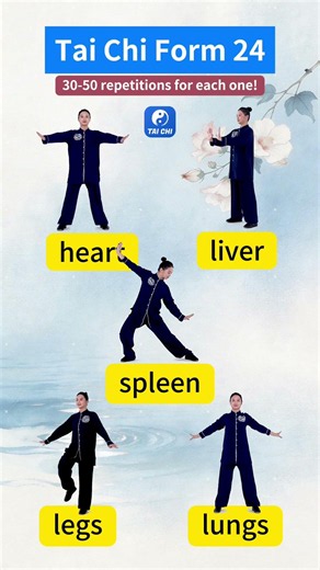Master Tai Chi Form 24 Step-by-Step #taichi #healthyliving #homeworkout