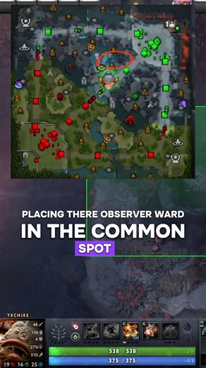 How to place YOUR WARD for easy GOLD! 👀💰✨ #dota #dota2 #shorts