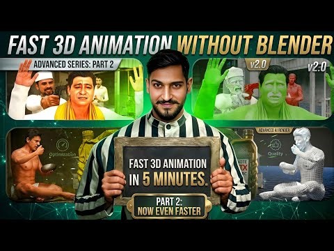Blender is REALLY Over! 😱 Part 2: High Quality 3D Animation (AI Tutorial) 🔥