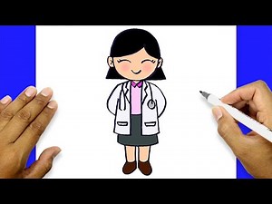 Doctor Drawing Simple | How To Draw A Doctor Easy