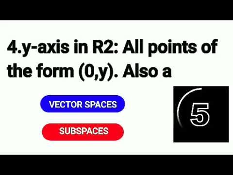 CSAM 112 Project – Group 3 – Vector Space and Subspace