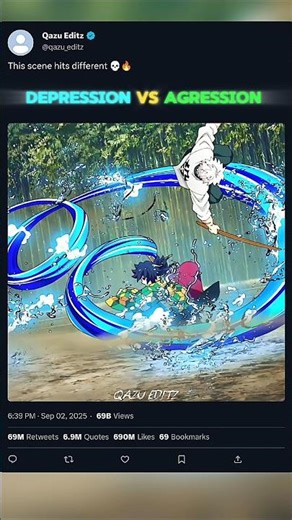 Rage vs Silence… Who’s Stronger? ⚔️ #demonslayer #shortsfeed