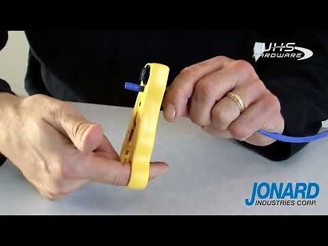 How To Use Universal Cable Stripping Tool (UST-500 & UST-596) by Jonard Tools