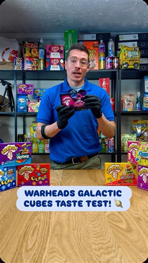 WARHEADS GALACTIC CUBES TASTE TEST! 🪐 #warheads #warhead #warheadscandy #sourcandy #sourcandychallenge #tastetest #warheadstore #ilovecandy #candycandy #candytastetest #american #americancandy #americancandystore #americancandytastetest | Candymail