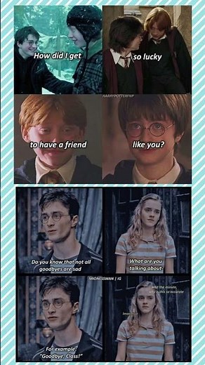 Harry Potter Friendship & Funny Goodbye Meme 😂 | Hogwarts Moments Edit | Viral Harry Potter #Meme