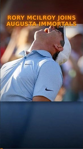 ⛳️ RORY MCILROY Wins Masters Again #Golf