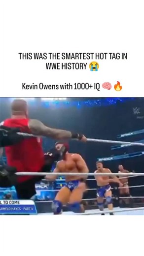Trendtok_ sports_hub on Instagram: "- The post shares a 2024 WWE SmackDown clip of Kevin Owens cleverly dragging himself to tag in Randy Orton during a match against A-Town Down Under, bypassing the slow-crawl trope for a quick, efficient hot tag that amplifies crowd excitement. - Owens' move exemplifies his character's meta-awareness, subverting wrestling conventions like prolonged selling to deliver unexpected humor and strategy, as noted in fan replies praising his "1000+ IQ" style. - Resurfa