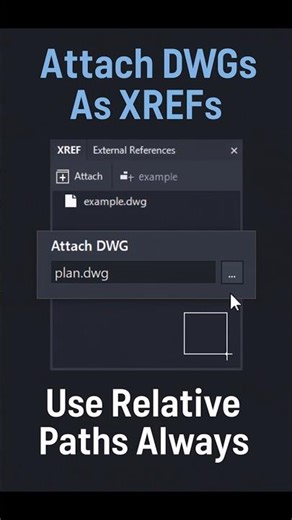 This AutoCAD Feature Stops Broken References Dead #XREF #RelativePath