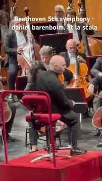 beethoven 5th symphony - daniel barenboim. at la scala דניאל בירנבוים בטהובן ה -5 #classicalmusic
