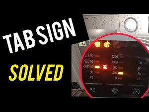 Quick Fix !! Ariston washing machine Tap sign Solved and check