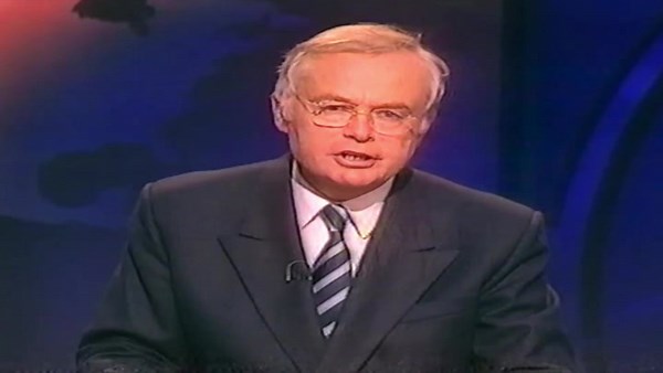 How the news of Princess Diana's accident was broken on BBC One