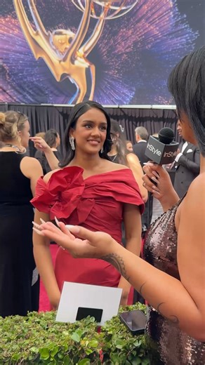 'The Pitt' star Shabana Azeez on the Emmys red carpet looks and fits