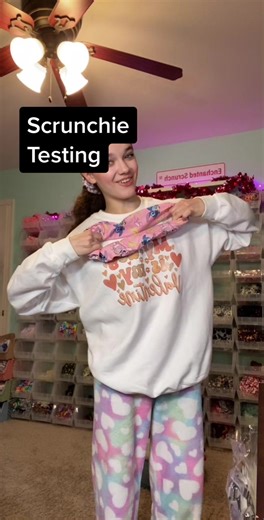 Scrunchie Quality Control: Valentine's Day Launch Test