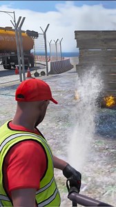 Testing out a new tanker fire truck that we built to fight fires in GTA 5! | Ace2k7