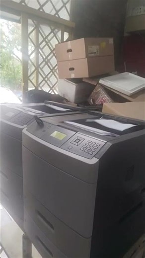 Lexmark T654 imprimindo miolo de agenda #impressoras #lexmark #konicaminolta