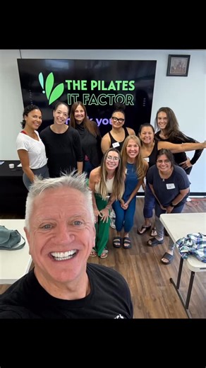 💪I participated in the Pilates IT Factor Workshop with John Garey and a group of dynamic Pilates Instructors last weekend. Yes, THE John Garey. Master trainer, Pilates powerhouse, and the guy whose work has shaped mine for years. I’ve been a member of John Garey📺for about a decade now💪because his athletic twist on Pilates speaks to me, challenges me, and keeps me growing. 🤓25 years into teaching, and I’m still learning. That’s the magic of this work and why I chose it. 🩰Pilates has always h