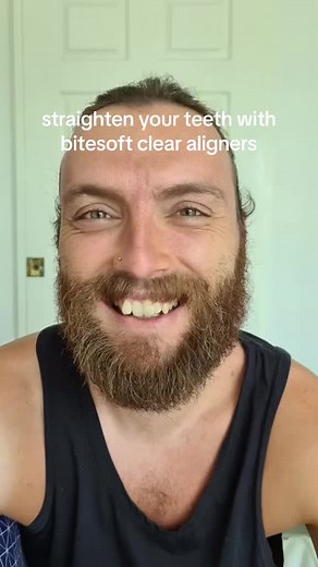 Before vs After with Bitesoft Clear Aligners. Comment below if you are wanting to straighten your teeth 👇🏽 #dental #dentaltok #clearaligners #bouncewhenshewalk