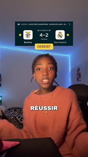 Débrief du match entre le Réal Madrid et Benfica