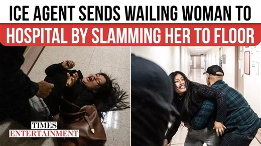 Horror: ICE Officer Attacks A Crying Wife As Masked Agents Detain Her Husband