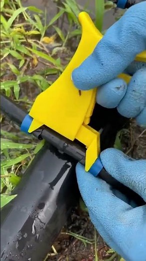How to Fix Leaking Drip Tape Pull-Ring Tee (2-Way Connector) in the Field ？