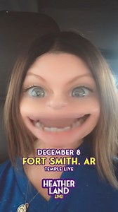 Fort Smith, AR! - I’m bringing my show to you! Get ready to laugh 'til you cry and see all my new material that I’ve been cooking up just for you! 🤣💥 📆 When: December 8th 🎟 Tickets: Hurry, they’re going fast! Grab yours here -> https://www.ticketmaster.com/heather-land-live-fort-smith-arkansas-12-08-2023/event/1B005F53A23C330E Tour Dates remaining for 2023: 📆 December 1 - Cincinnati, OH 📆 December 2 - Cleveland, OH 📆 December 3 - Lexington, KY 📆 December 8 - Fort Smith, AR 📆 December 9 
