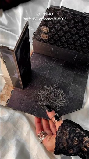 Goth Miniature Room Makeover 🖤🌙✨ | DIY Gothic Dollhouse Crafting