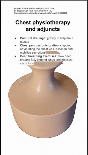 Chest physiotherapy and adjuncts