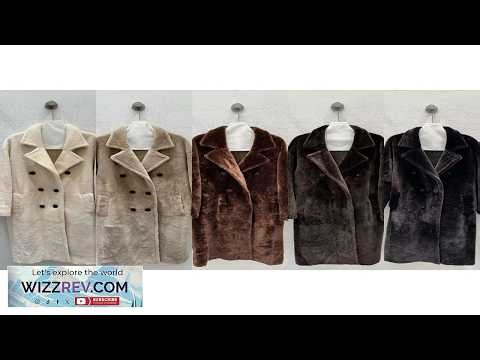 Classic autumn winter purebred merino shearling coat