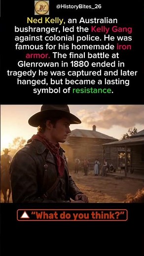 The Outlaw Who Became Australia’s Legend #history #youtubeshorts #didyouknow #education