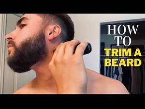 How to Trim and Groom a Medium-Length Beard