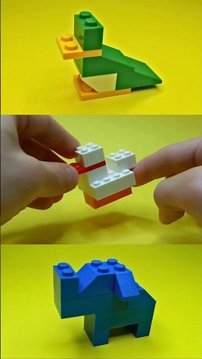 🦢 Lego Swan / Cisne Tutorial Ideas #LEGO #swan #bird #lake #build