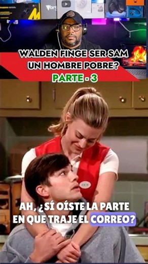 Kate quiere que Walden busque un trabajo? Serie dos hombres y medio #comedia #humor #series #funny