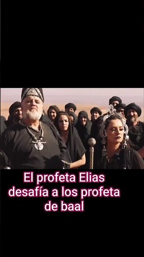 El profeta Elias desafía a los profeta de baal