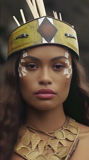 Pacific Island Heritage🇨🇱 🇨🇱 🇨🇱 🇨🇱🌟Beautiful Ethnic Chilean Woman Cultural Portrait GlobalFacescapes