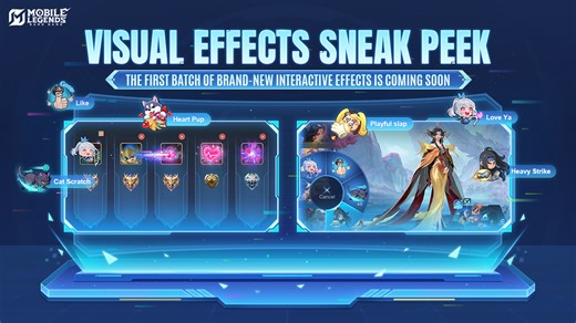 MLBB's new item - Interactive Effects coming soon! The first batch includes six Interactive Effects that you can use on your teammates in the Team Lobby and Pick & Ban phase. This exciting feature is ready to use - try it out and see its effects! Of course, if you have better ideas, don't forget to leave a comment below. Your idea might be the next Interactive Effect to launch! #MobileLegendsBangBang #MLBBNewItem | Mobile Legends: Bang Bang