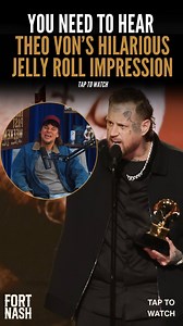 Theo Von hilariously impersonates Jelly Roll acceptance speech😂 | Fort Nash