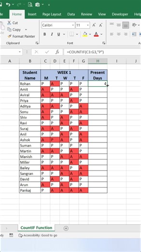 30K views · 219 reactions | COUNTIF Function in Excel  #exceltricks #exceltips #exceltutorial #explore | computernotion | Facebook