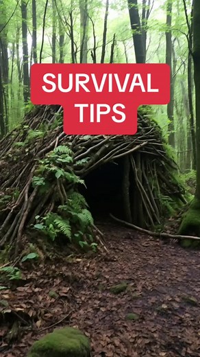 How To Build An Improvised Woodland Shelter Tutorial #shelter #survivaltactics #preppingforbeginners #buildshelter #survivalskills101 #mypreppingpantry