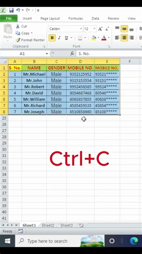 Excel me data ko picture me convert kaise kare I Convert Data Into Image In Excel #excel #exceltips