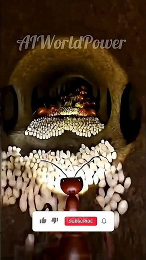 Life Inside an Ant Colony with micro camera 🐜. | #ants