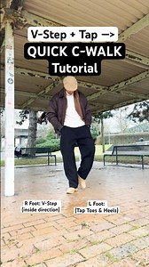 Quick C-Walk Tutorial - V-Step + Tap #tutorial #cwalk #shorts #vstep
