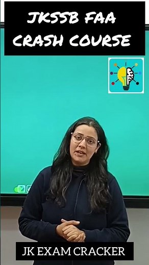 JKSSB FAA CRASH COURSE