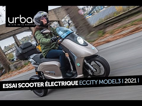 Essai scooter électrique 3-roues eccity modele3 - 2021 - urbaanews