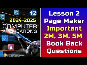12th Computer Applications 2023-2024 Chapter 2 important Questions and Answers
