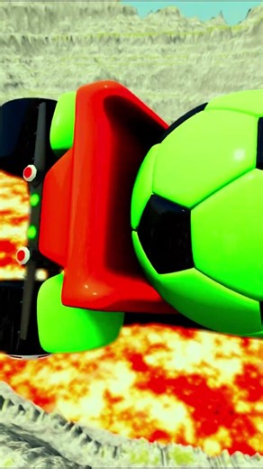 Cars vs Giant Lava Pit – BeamNG.drive 121 #beamng #shorts #beamngdrive #car #usa #viral #india