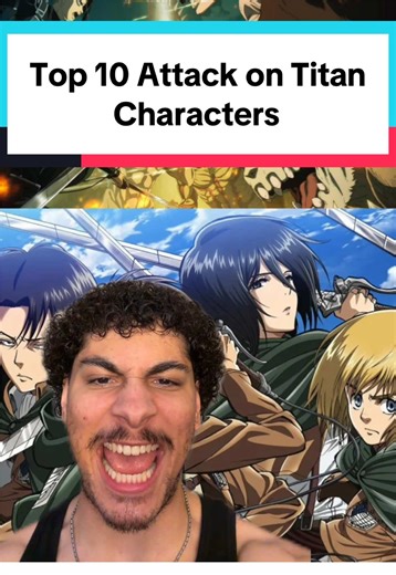 Top 10 Characters in Attack on Titan